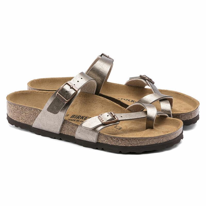 Mayari Birkenstock Graceful Birko-flor Damske Siva Hnede | SK 145BEX